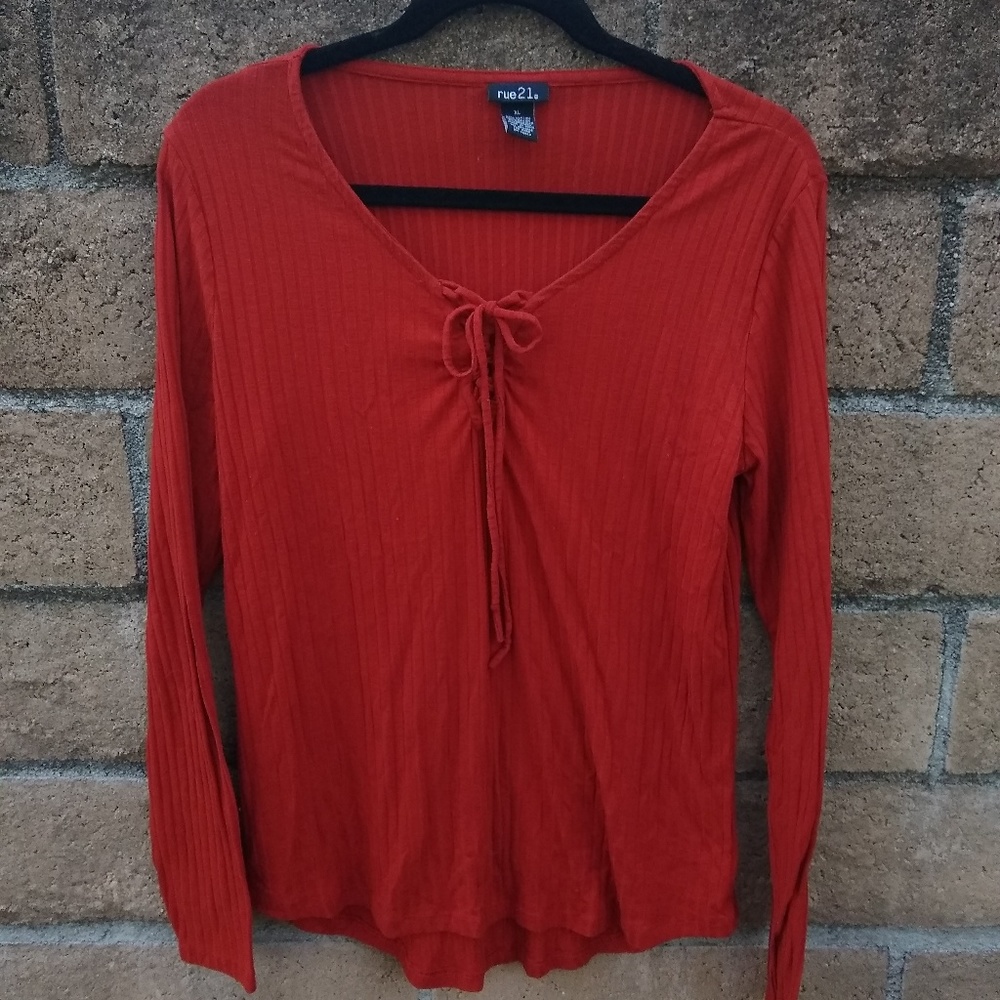 Burnt Orange Long Sleeve